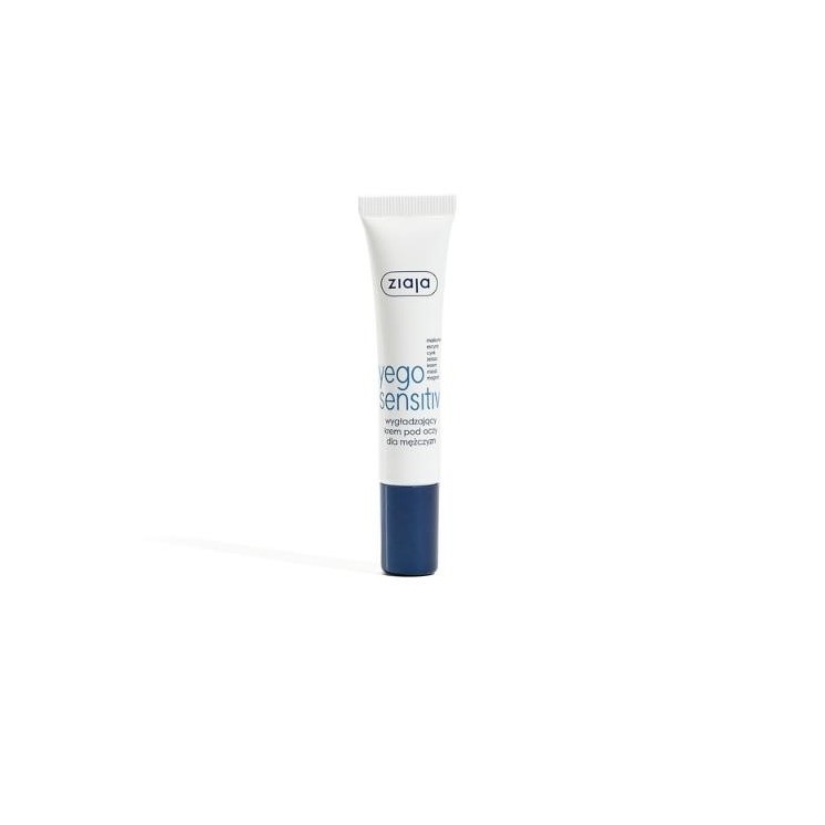 Ziaja Yego Sensitiv Crème contour des yeux lissante pour homme 15 ml