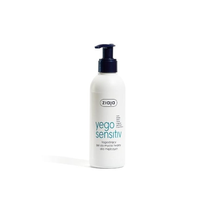 Gel nettoyant visage apaisant Ziaja Yego Sensitiv pour homme 200 ml