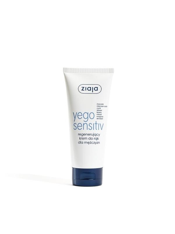 Ziaja Yego Sensitiv regenerating hand cream for men 75 ml