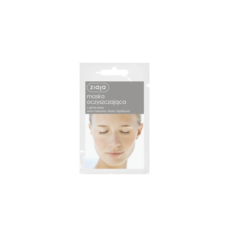 Ziaja Masque nettoyant visage à l'argile grise 7 ml