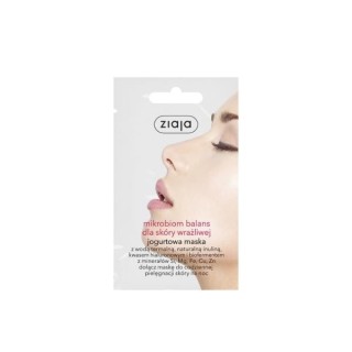 Masque visage au yaourt Ziaja Équilibre du microbiome pour peaux sensibles 7 ml