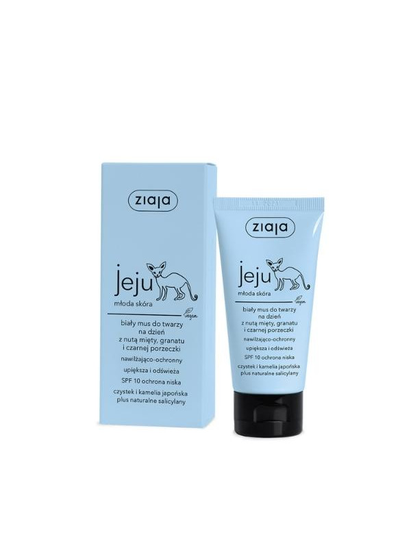 Ziaja Jeju white Face mousse for the day SPF10 low protection 50 ml
