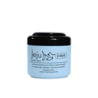 Ziaja Jeju cukrowy Peeling do ciała w czarne kropki 200 ml