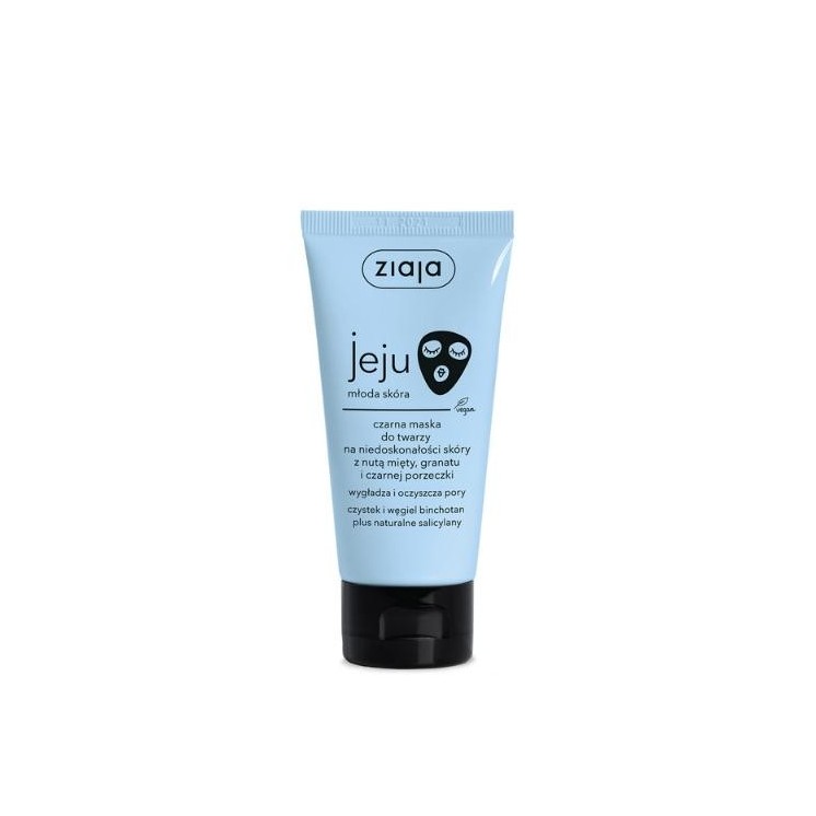 Ziaja Jeju Schwarze Gesichtsmaske für Hautunreinheiten 50 ml