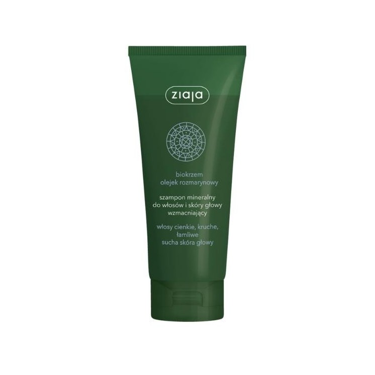 Ziaja Shampooing minéral fortifiant pour cheveux et cuir chevelu 200 ml