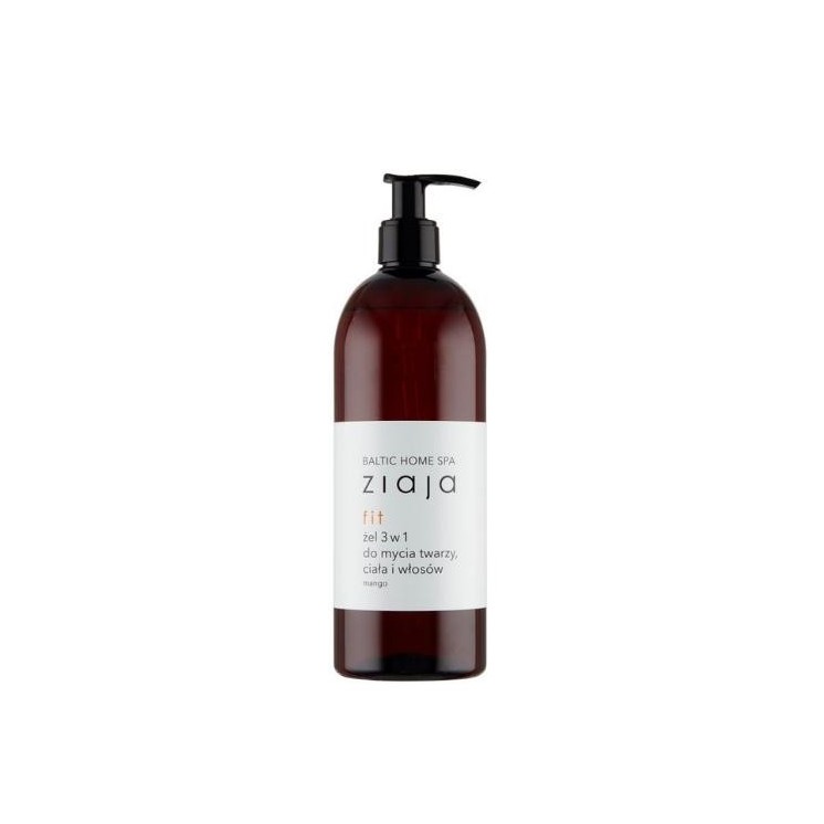 Gel lavant visage, corps et cheveux Ziaja Baltic Home Spa Fit 3 en 1 500 ml