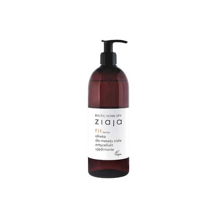 Huile de massage corporelle anti-cellulite raffermissante Ziaja Baltic Home Spa Fit 490 ml
