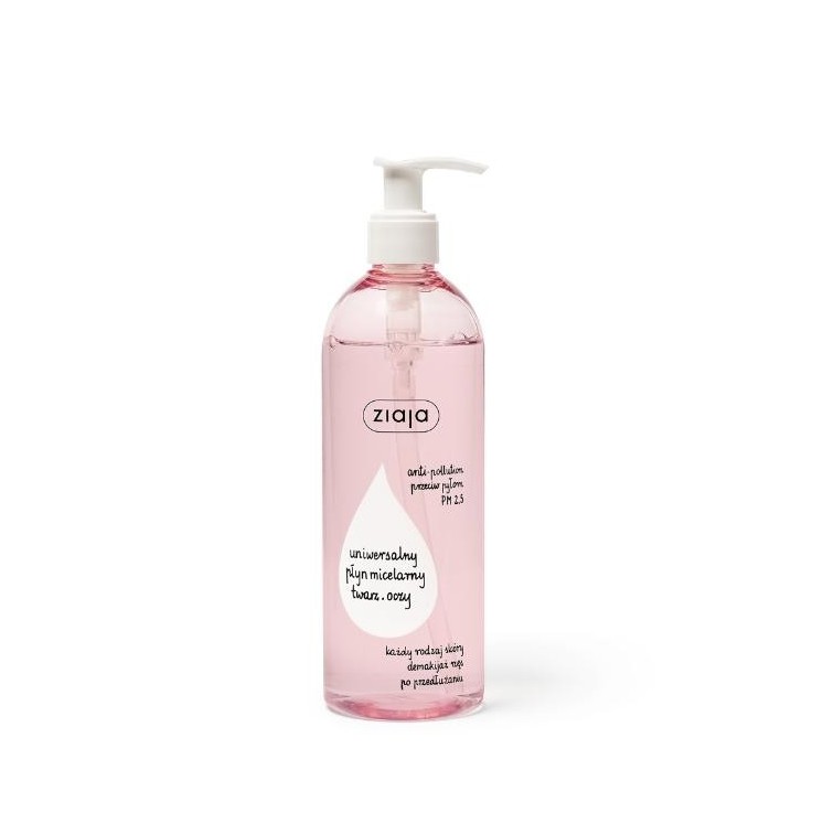 Ziaja Universal Makeup Remover Micellar Fluid für Gesicht und Augen 390 ml