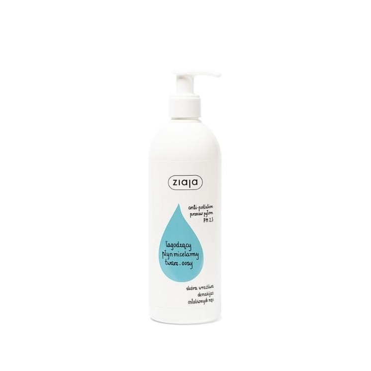 Ziaja Soothing Makeup Remover Micellaire Fluid voor Gezicht en Ogen 390 ml
