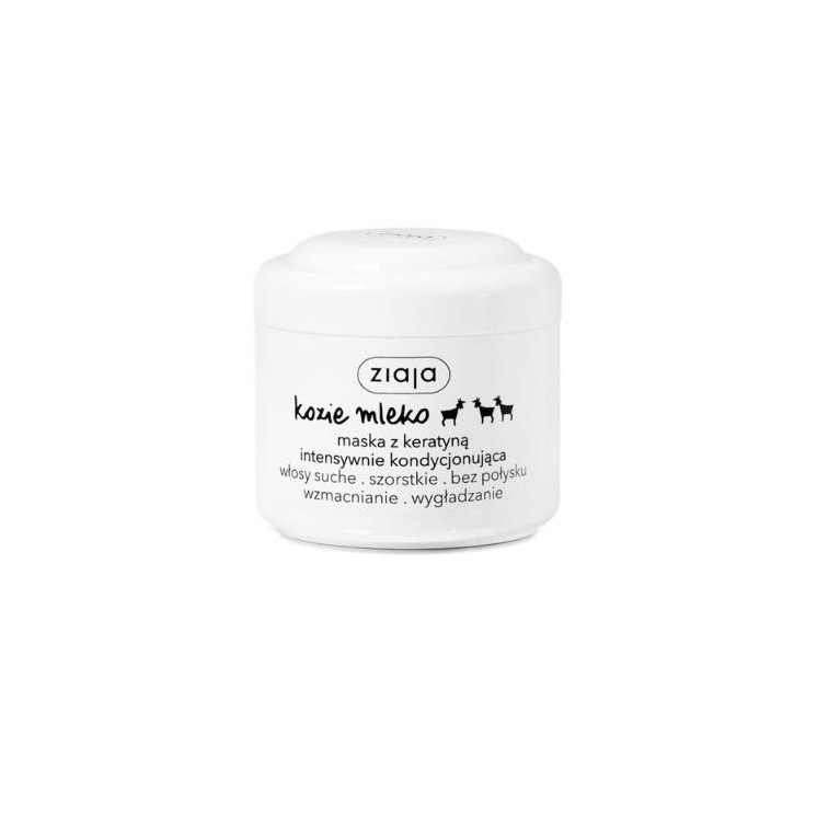Ziaja Ziegenmilch-Haarmaske mit Keratin, intensiv pflegend, 200 ml