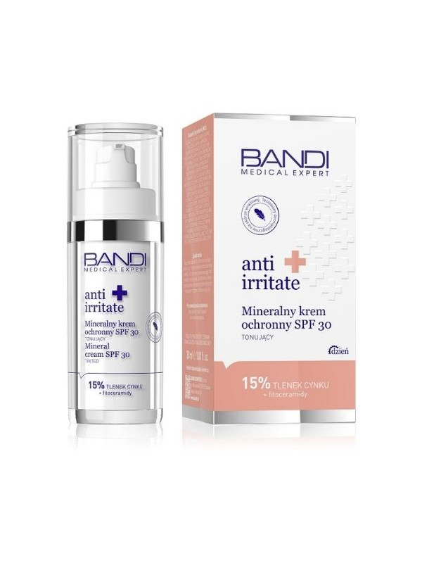 Bandi Medical Expert Anti Irritate мінеральний захисний крем для обличчя SPF30 тонуючий 50 мл