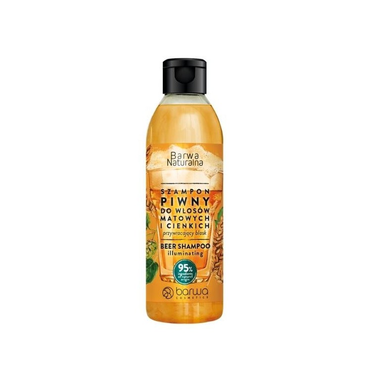 Barwa Naturalna , strahlender Glanz, Biershampoo 300 ml