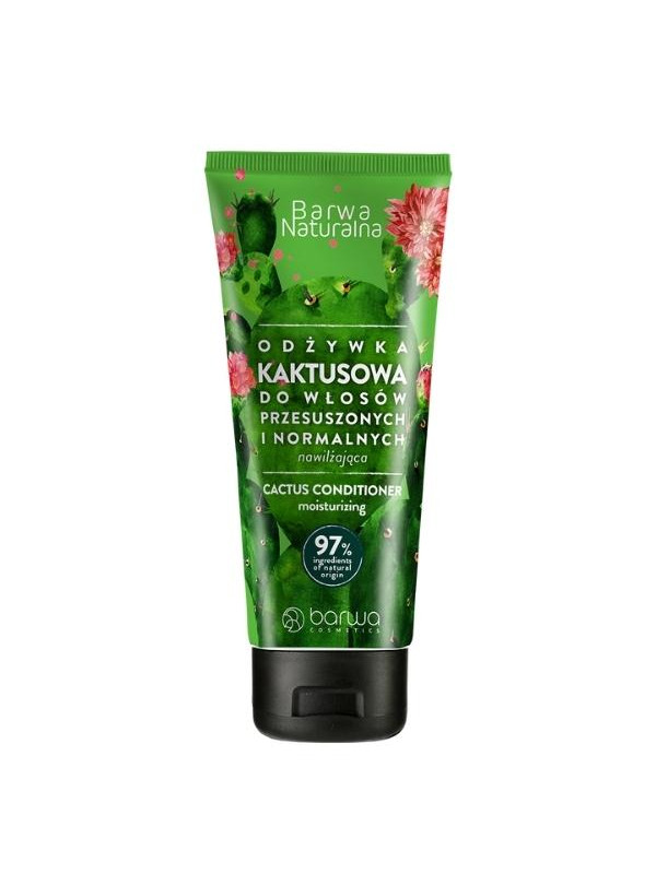 Barwa Naturalna moisturizing Cactus hair conditioner in a 200 ml tube