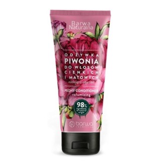Barwa Naturalna volumensteigernder Pfingstrosen-Haarconditioner in einer 200-ml-Tube