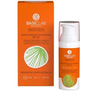 BasicLab Protecticus Light Protective Emulsion SPF50 + Prevention and Antioxidation 50 ml