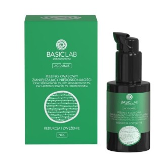 BasicLab Acidumis Peeling zur Reduzierung von Hautunreinheiten und zur Verfeinerung des Hautbildes 30 ml