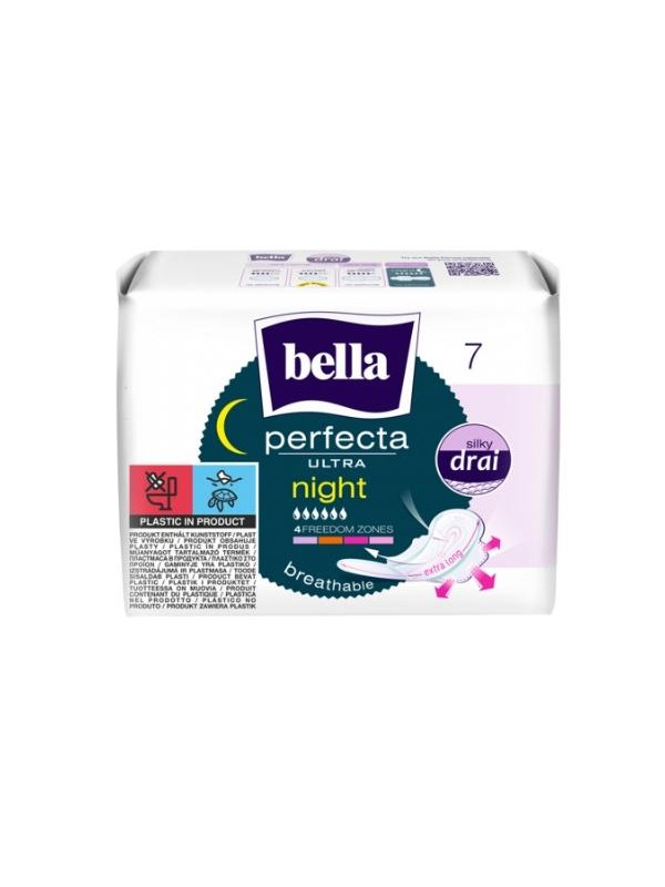 Гігієнічні прокладки Bella Perfecta Ultra Night Silky Drai 7 шт