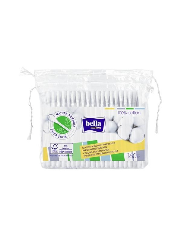 Bella Cotton paper cotton buds 160 pcs