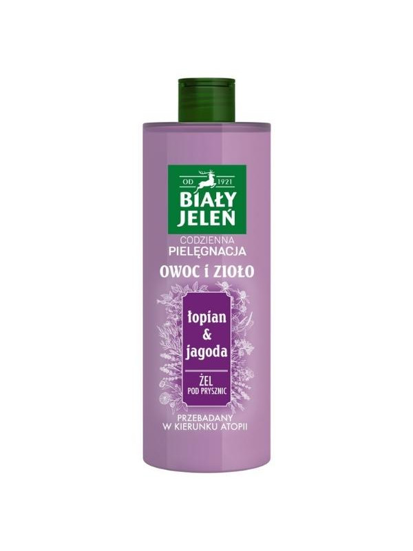 Biały Jeleń Fruit and Herb Burdock and blueberry shower gel 400 ml