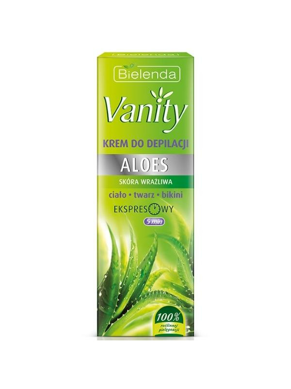 Крем-депілятор Bielenda Vanity Aloe для чутливої шкіри 100 мл