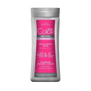 Joanna Ultra Color Hair conditioner pink shades of blond 200 g