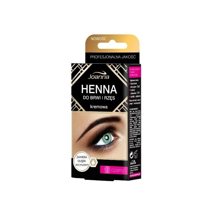 JOANNA Creme Henna - Augenbrauen- und Wimpernfarbe 15 ml
