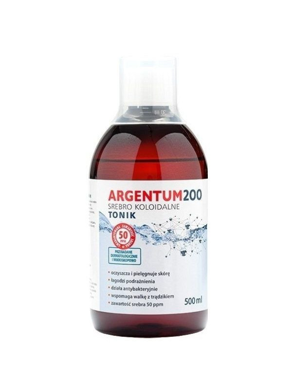 Тонік для обличчя Aura Herbals Argentum 200 25PPM Колоїдне срібло 500 мл