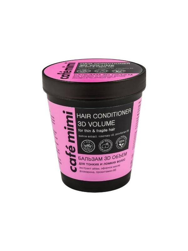 Cafe Mimi 3D Balsem voor dun en verzwakt haar volume 220 ml