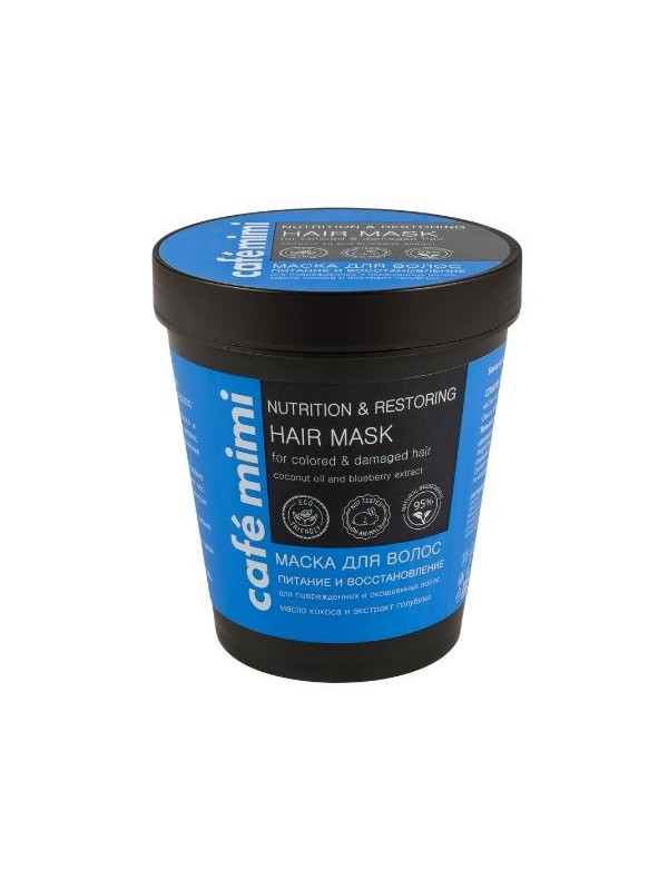 Cafe Mimi Masker voor beschadigd en gekleurd haar 220 ml