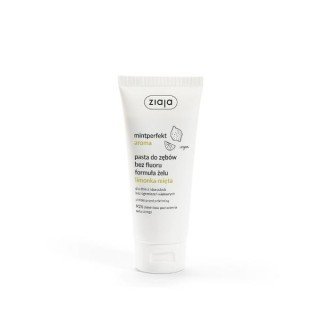Dentifrice Ziaja Mintperfekt Aroma sans fluor Citron vert et menthe Dentifrice Ziaja Mintperfekt Aroma sans fluor Citron vert et menthe