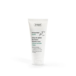 Dentifrice Ziaja Mintperfekt Aroma sans fluor Thé vert et menthe