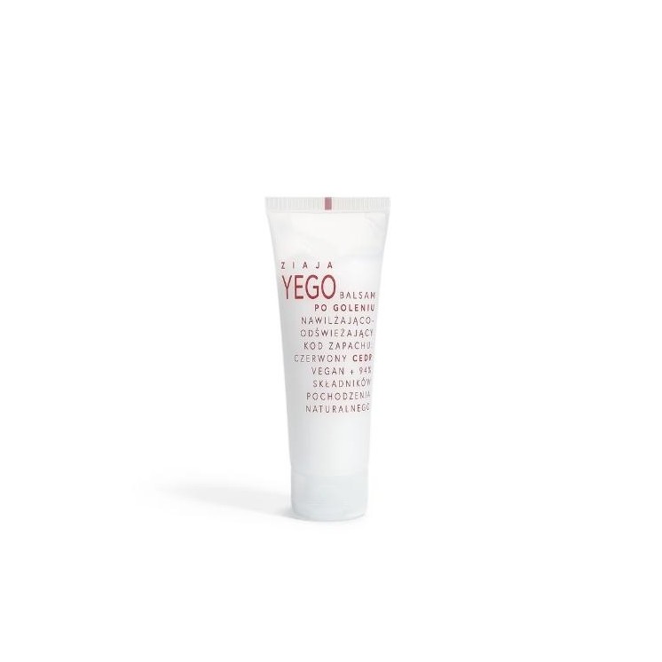 Baume après-rasage Ziaja Yego hydratant et rafraîchissant Code parfum : Cèdre rouge