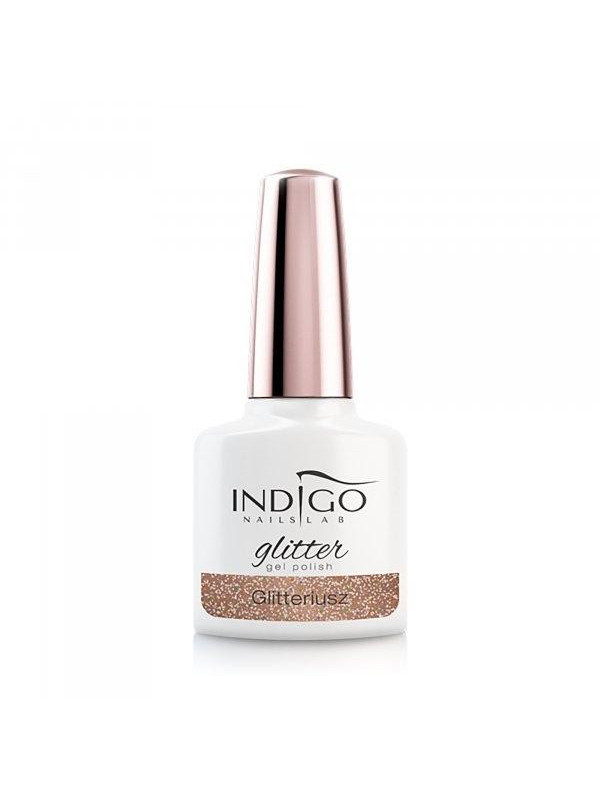 Indigo Glitteriusz Hybrid Varnish 7 ml