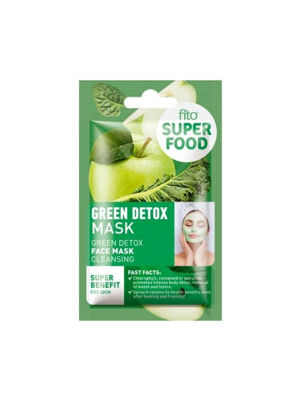 Очищаюча маска для обличчя Fito Super Food Green Detox 10 мл