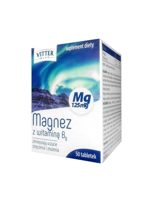 Vitter Blue Magnesium з вітаміном B6 50 табл