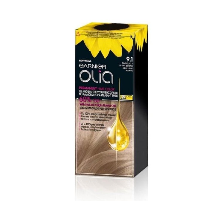 Garnier Olia Hair dye /9.1/ Ash Light Blond