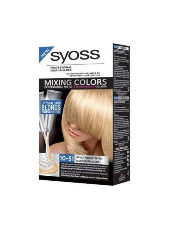 Фарба для волосся Syoss /10-51/ Блискучий перламутровий Blond