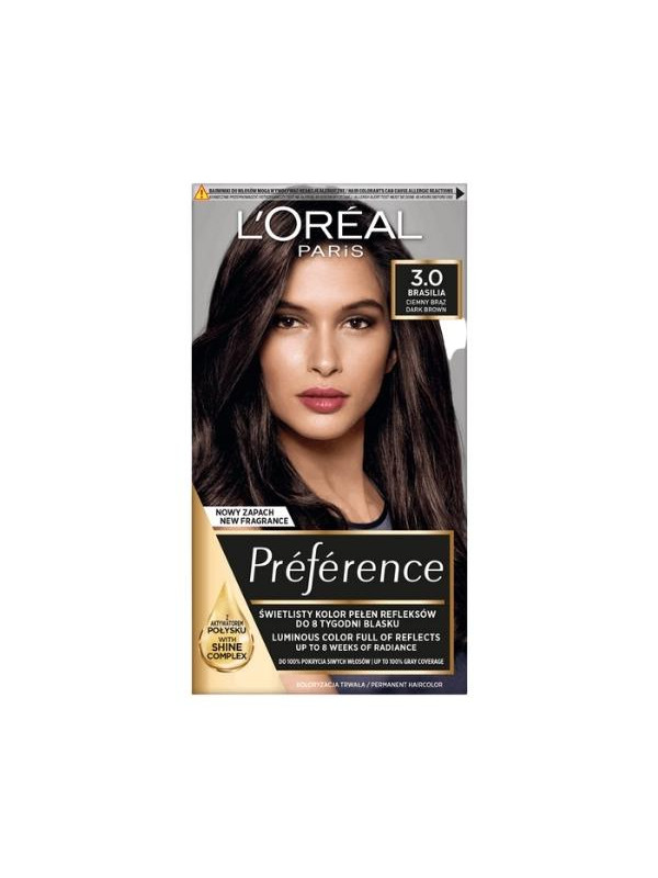 Фарба для волосся L'oreal Preference /3.0/ Темно-коричневий