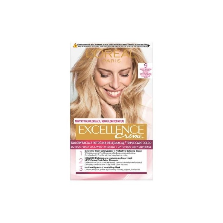 L'oreal Excellence Creme Haarverf /9/ Zeer Licht Blond