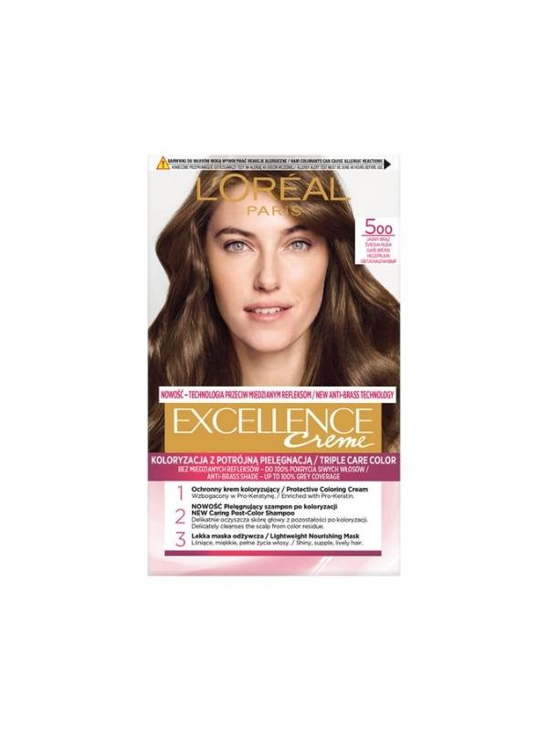 Фарба для волосся L'oreal Excellence Creme /5oo/ Light Brown