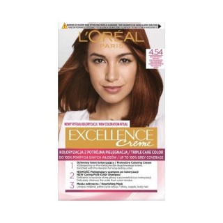 L'oreal Excellence Creme Haarverf /4.54/ Mahonie-koperbruin