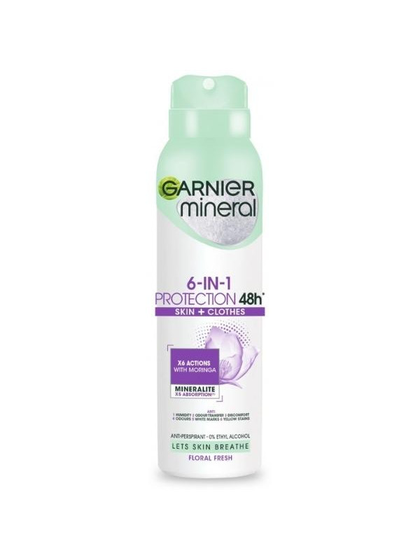 Garnier Minerals Дезодорант-спрей 6in1 Protection 48h 150 мл