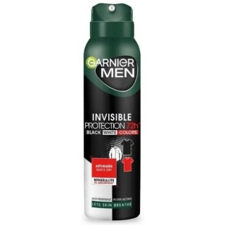 Garnier Men Spray Deodorant Invisible Protection 72h 150 ml