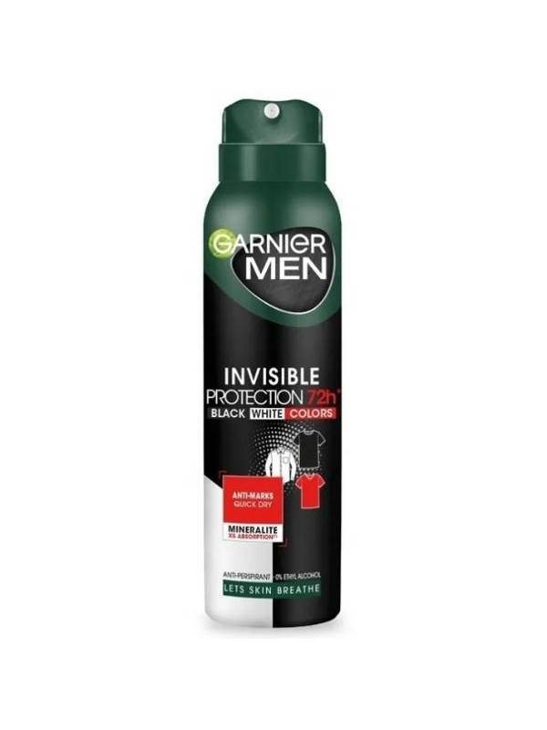 Дезодорант-спрей Garnier Men Invisible Protection 72h 150 мл