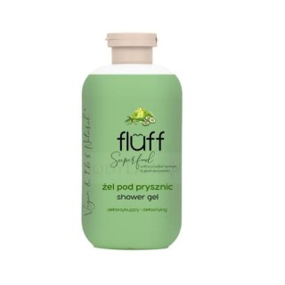 Fluff Superfood Douchegel met de geur van groene thee en komkommer 500 ml