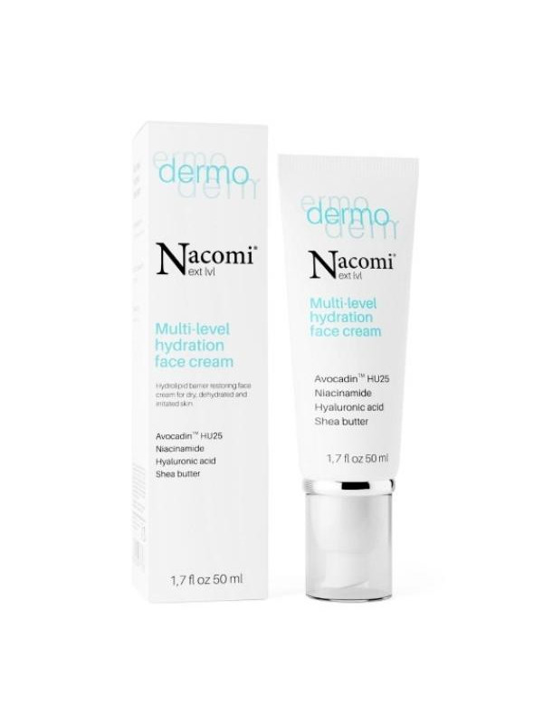 Nacomi Next Level Dermo multi-level Intensief hydraterende creme 50 ml