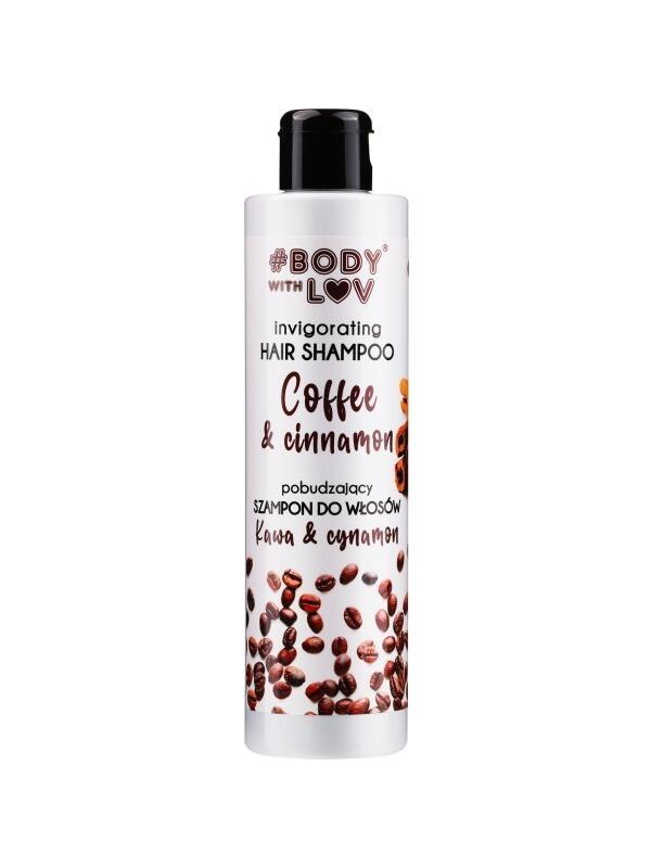 Шампунь для волосся Body with Lov stimulating Coffee and Cinnamon 250 мл