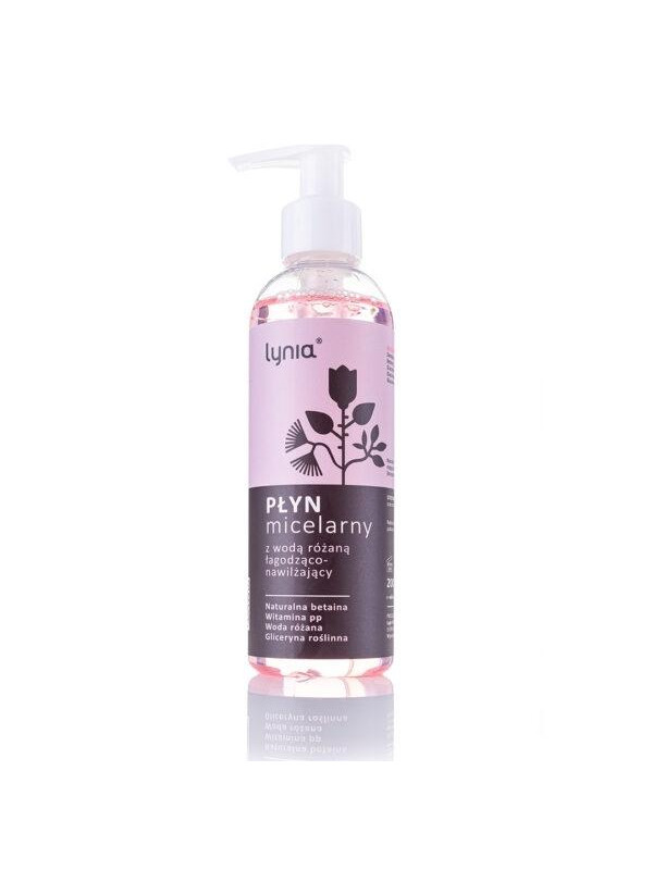 Lynia Micellar liquid with Rose Water and natural Betaine 200 ml