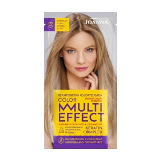 Joanna Multi Effect Color Coloring hair shampoo /03/ Natural blond