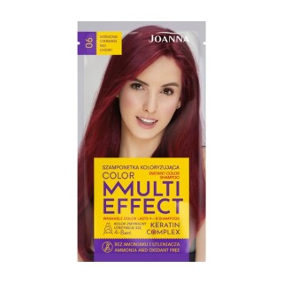 Joanna Multi Effect Color Coloring hair shampoo /06/ Cherry red